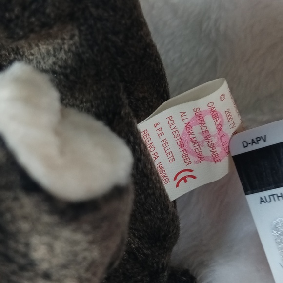 2000 Ty Elephant Plush Toy - Brown and White - Picture 13 of 13